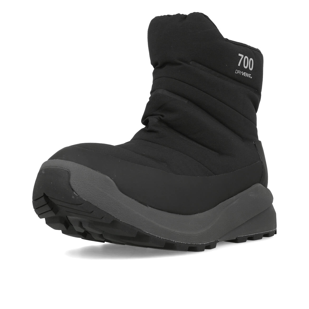 The North Face W Nuptse II Bootie WP Femme TNF Black Asphalt Grey