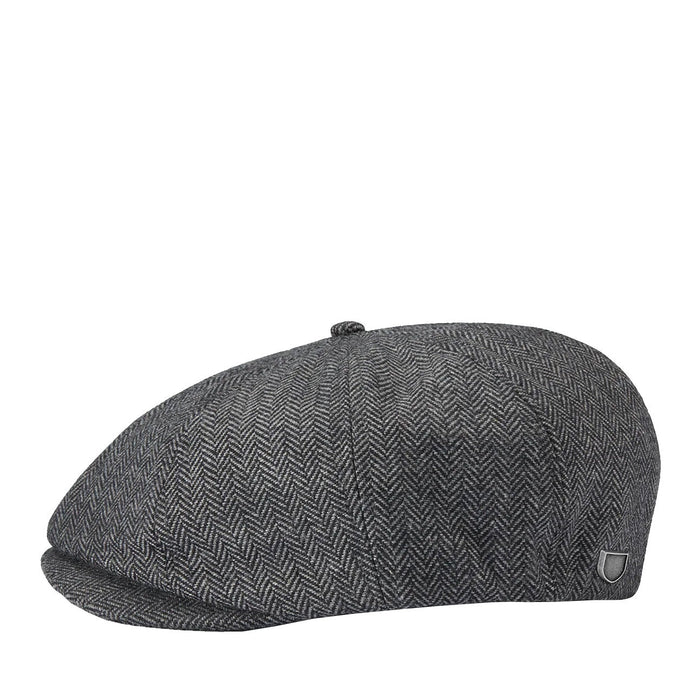 Brixton Brood Casquette plate gris noir