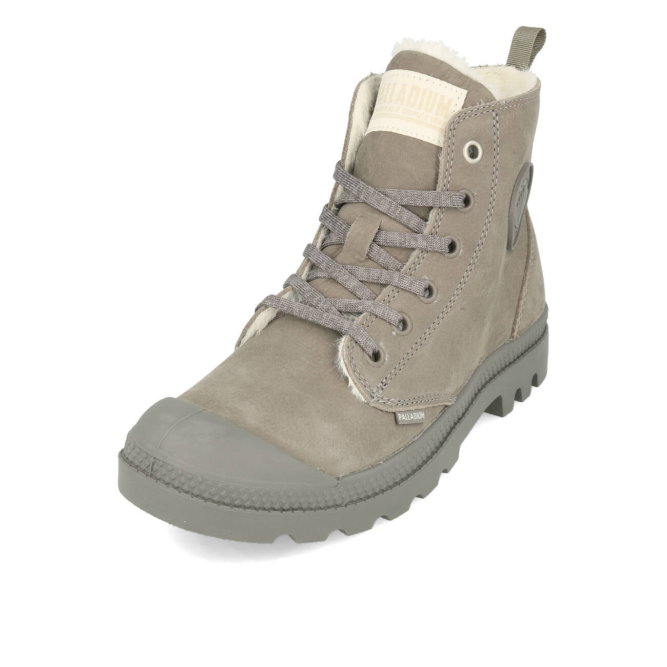 Palladium Pampa Hi Zip WL Femme Cloudburst Charcoal Gray