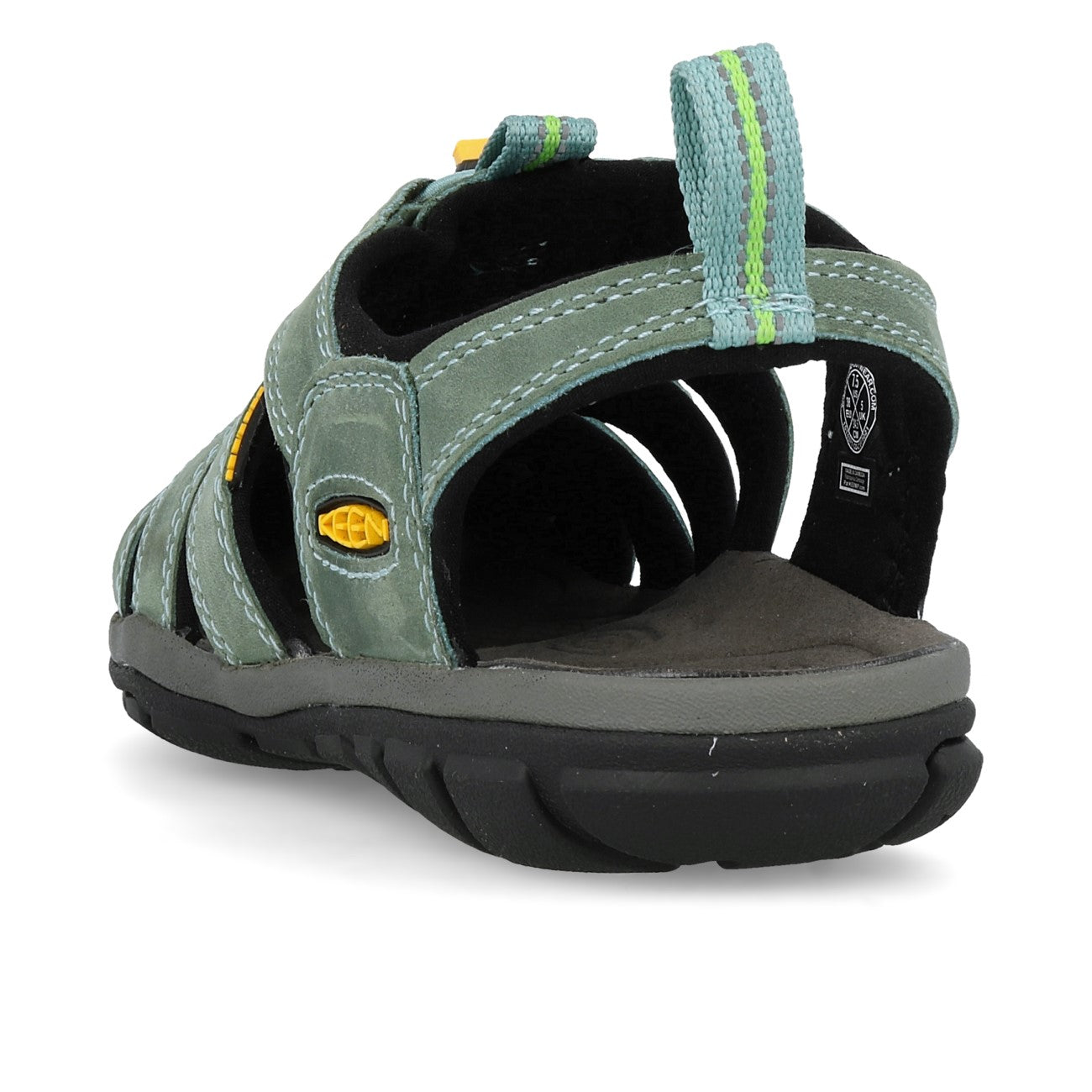 Keen Clearwater CNX Leather Femme Mineral Blue Yellow