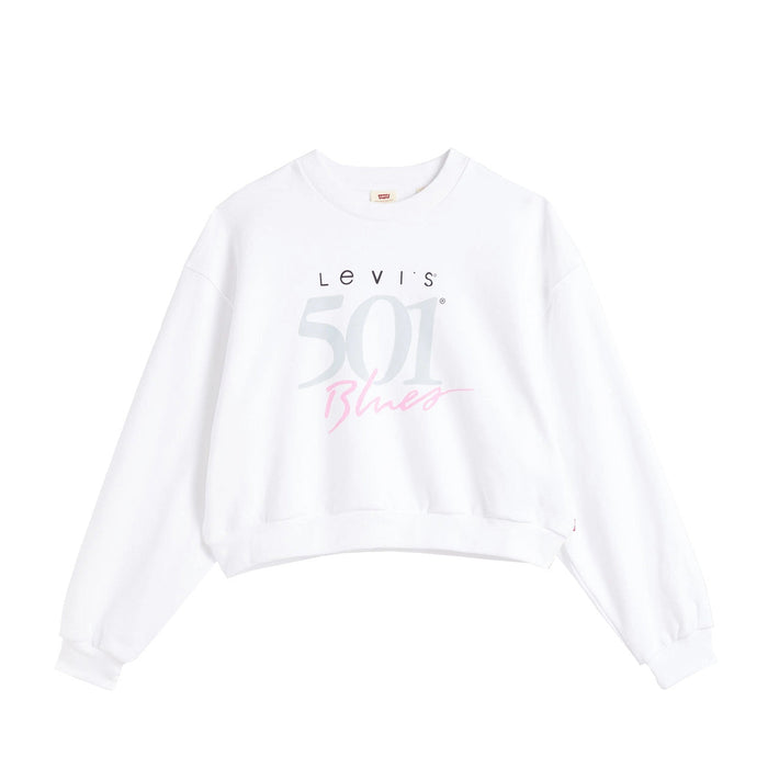 Levi's Graphic Vintage Crew 501 Sweatshirt W Femme Blues Bright White