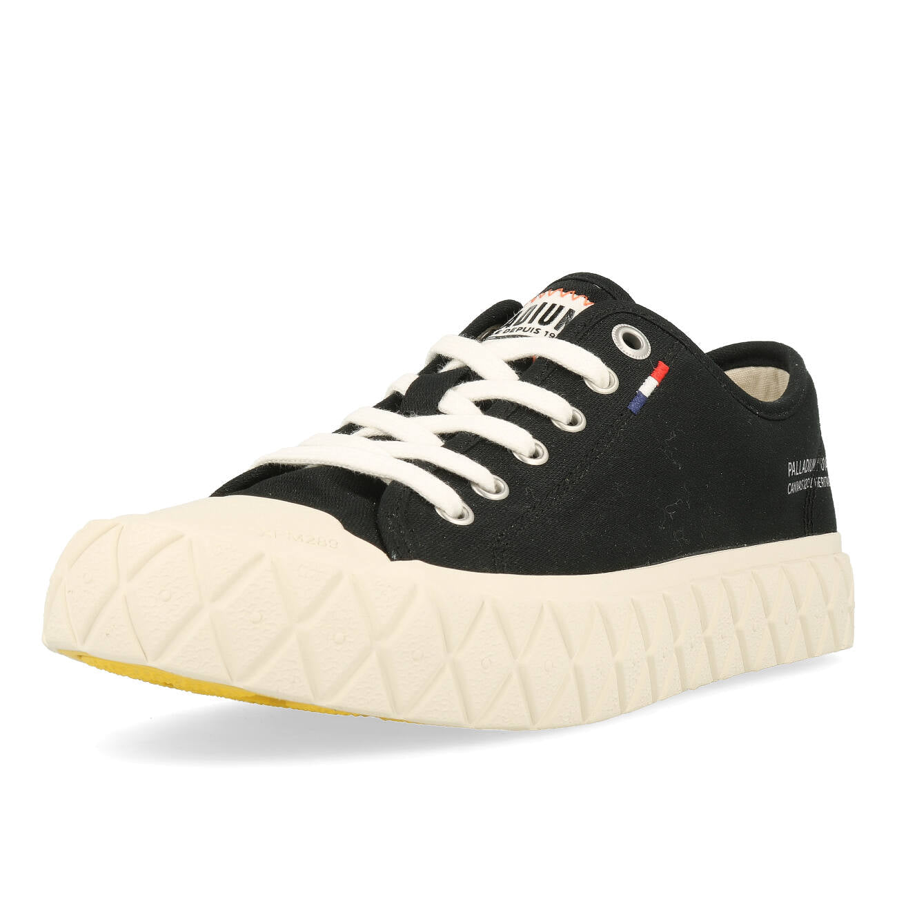Palladium Palla Ace Canvas Femme Noir Blanc Asperge