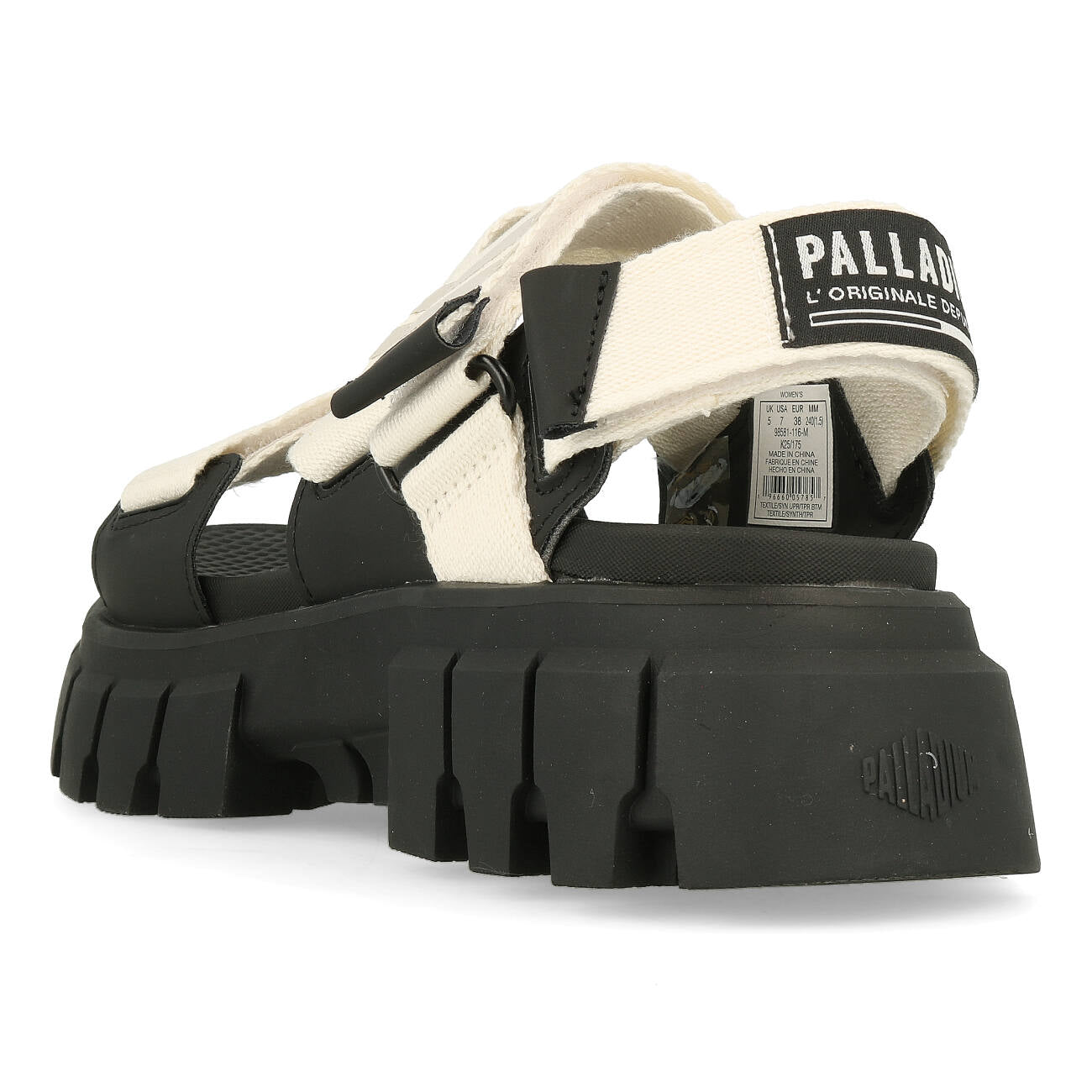 Palladium Revolt Sandal Army Femme Star White