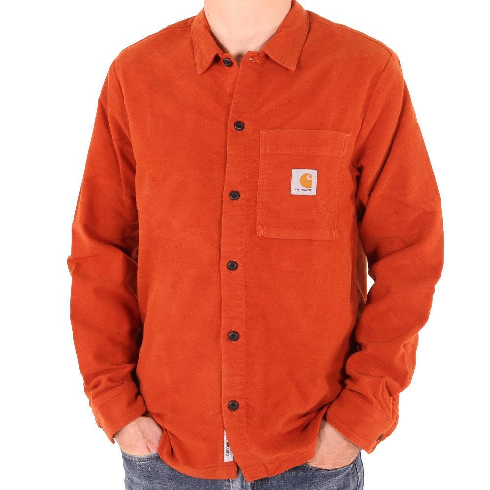 Chemise manches longues Carhartt WIP Holston Cinnamon Rinsed