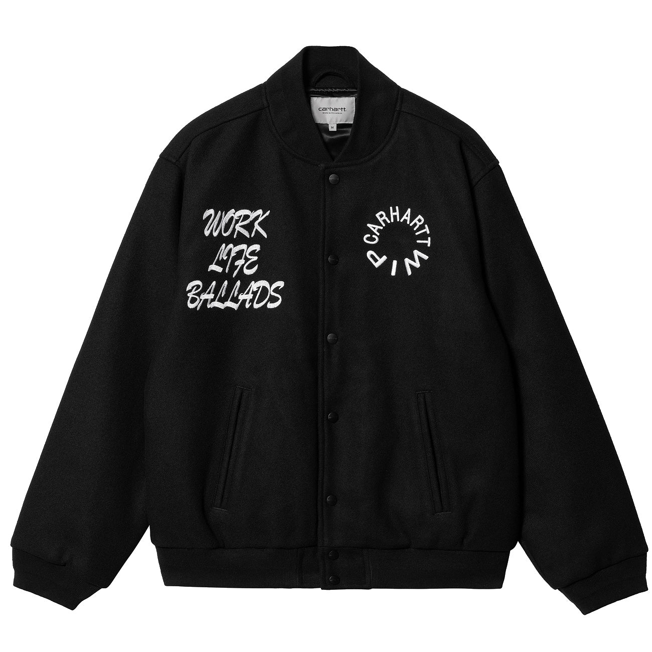 Carhartt WIP Work Varsity Bomber Homme Noir