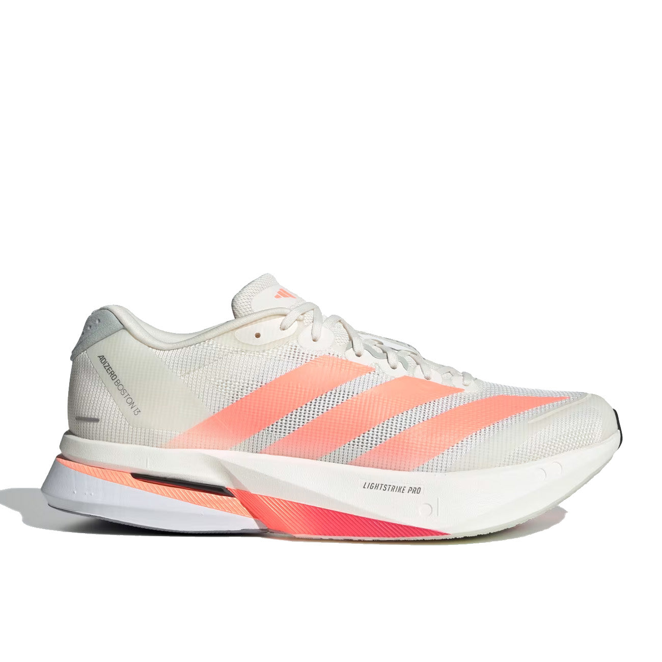 adidas Adizero Boston 13 M Hommes Blanc cassé Orange Gris