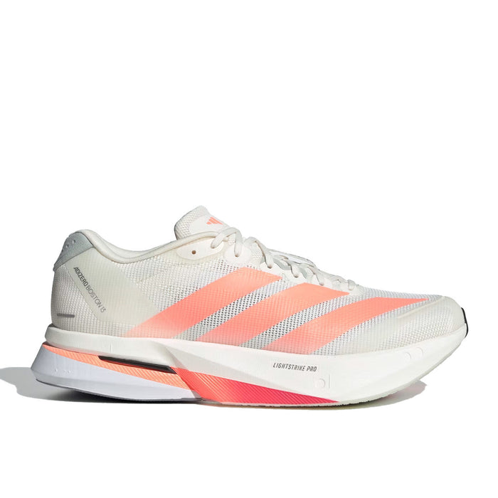 adidas Adizero Boston 13 M Hommes Blanc cassé Orange Gris