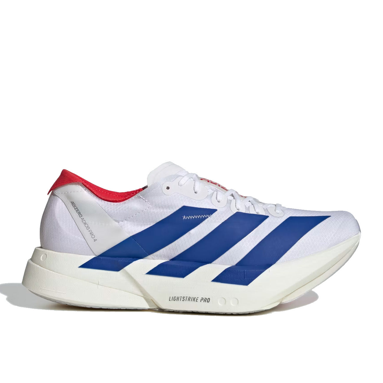 adidas Adizero Pro 4 M Homme Blanc Cassé Bleu Royal