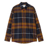 Chemise Carhartt WIP L/S Garnett Garnett Check Deep H Brown