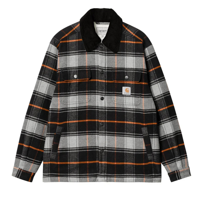 Carhartt WIP Surchemise Baris Baris Check Grey Heather