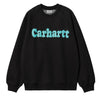 Carhartt WIP Bubbles Sweat Homme Black Turquoise