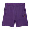 Carhartt WIP Chase Sweat Short Homme Or Tyrian
