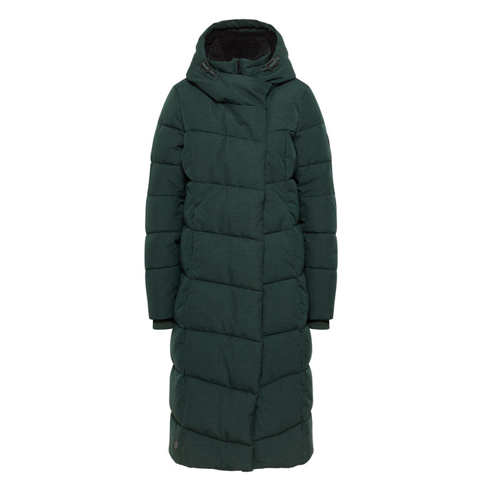 Ragwear Pavla Long Jacket Femme Vert foncé