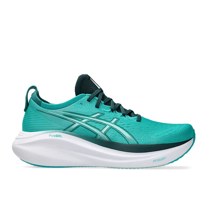 Asics Gel-Nimbus 27 Homme Wave Teal Saxon Green
