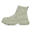 Buffalo Cade Lace Up Hi Femme Coton Biologique Vert Sauge