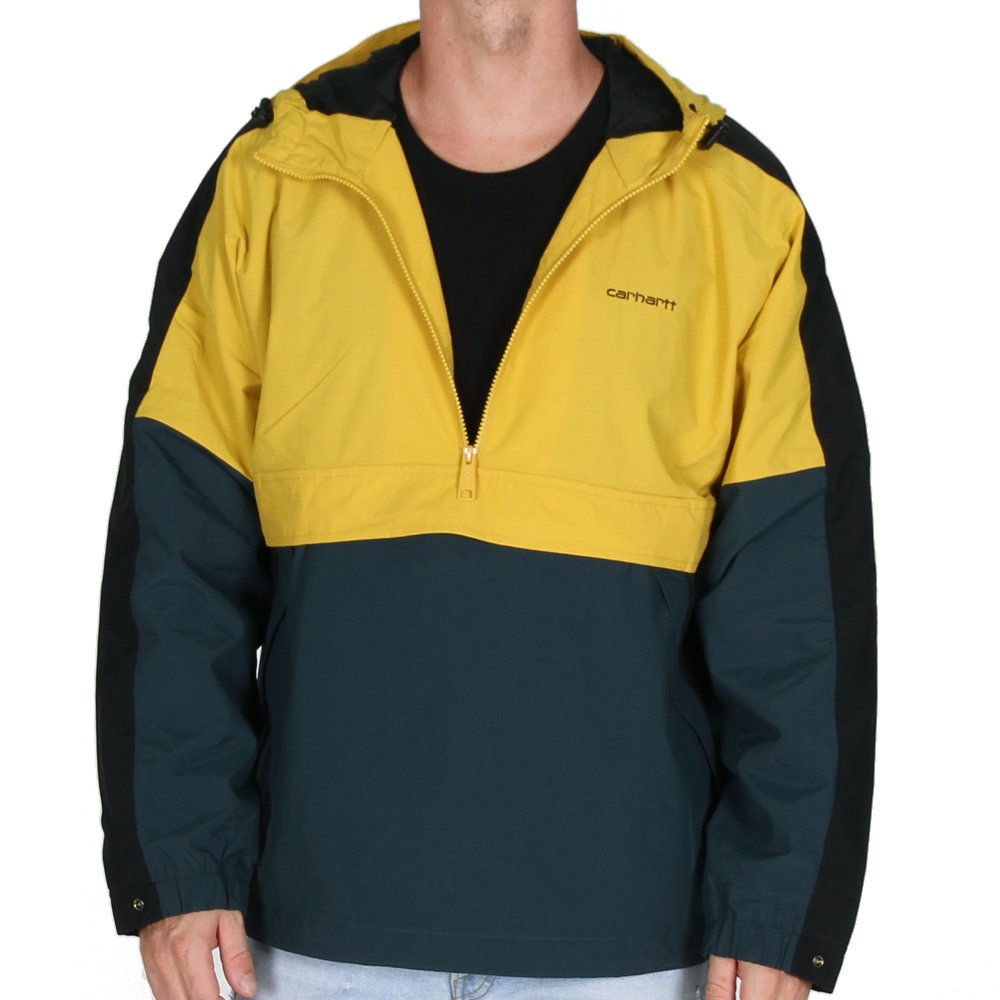 Veste pull Carhartt WIP Barnes Colza Duck Blue Black