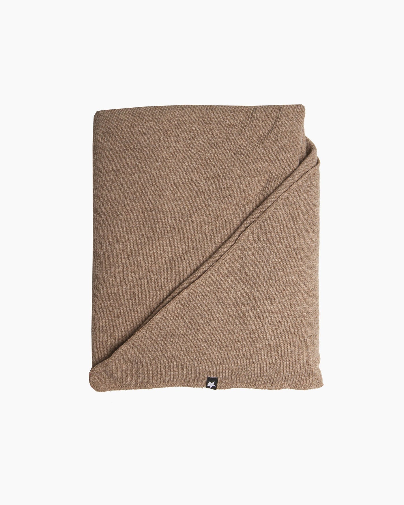 Esperando Zoe Foulard Triangle Marron Clair