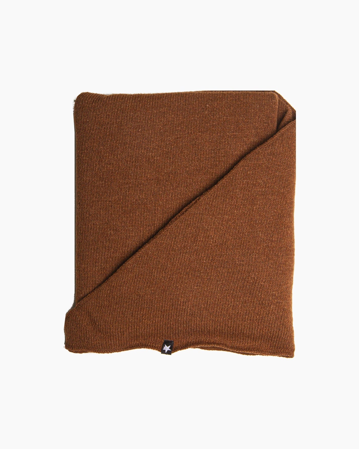 Esperando Zoe foulard triangulaire marron foncé