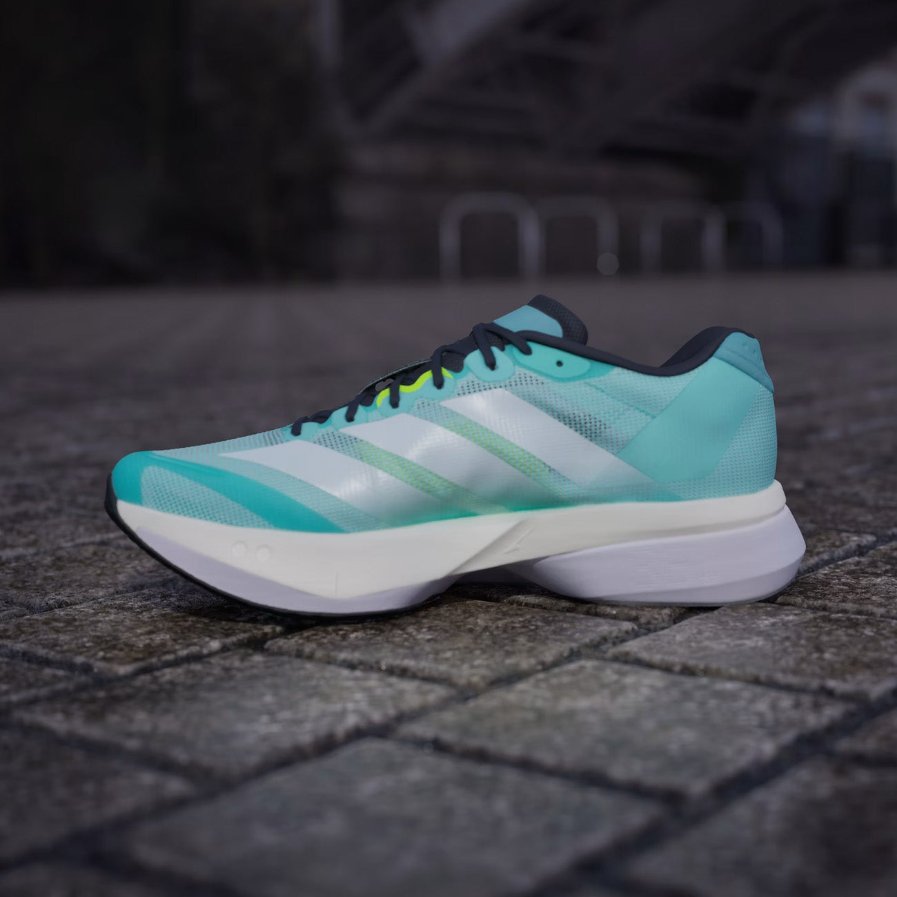 adidas Boston 13 Homme Flash Aqua Cloud White Lucid Lemon