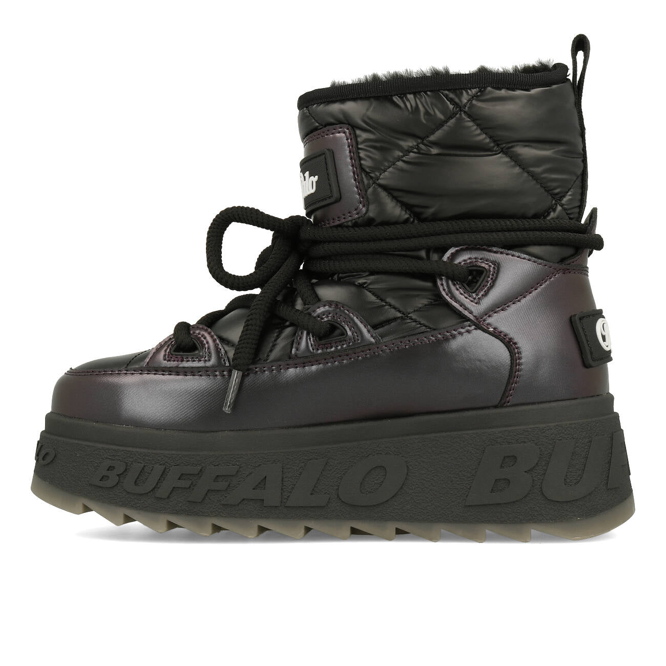 Buffalo Eliza Snow Boot Vegan Nappa Noir
