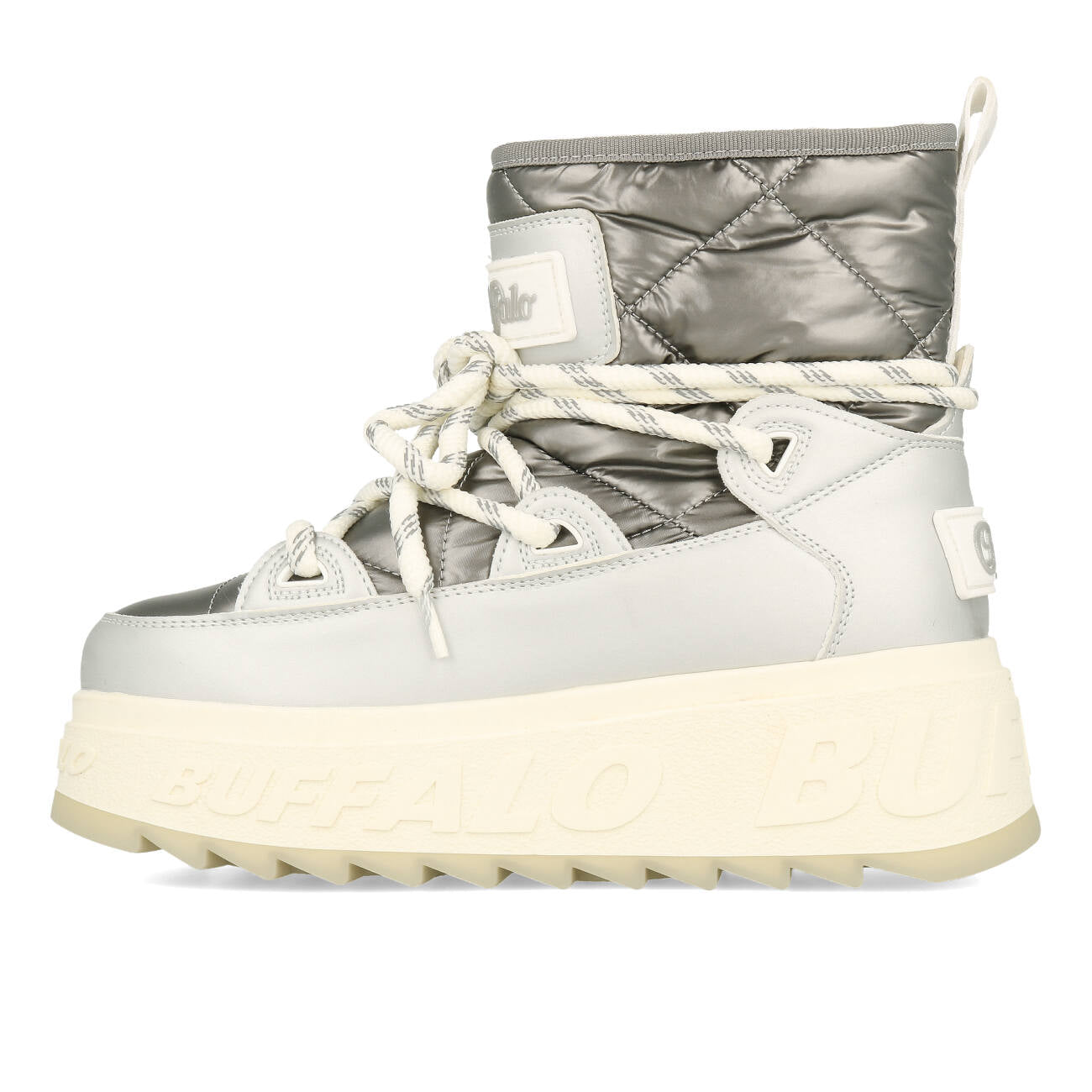 Buffalo Eliza Snow Boot Vegan Nappa Argent