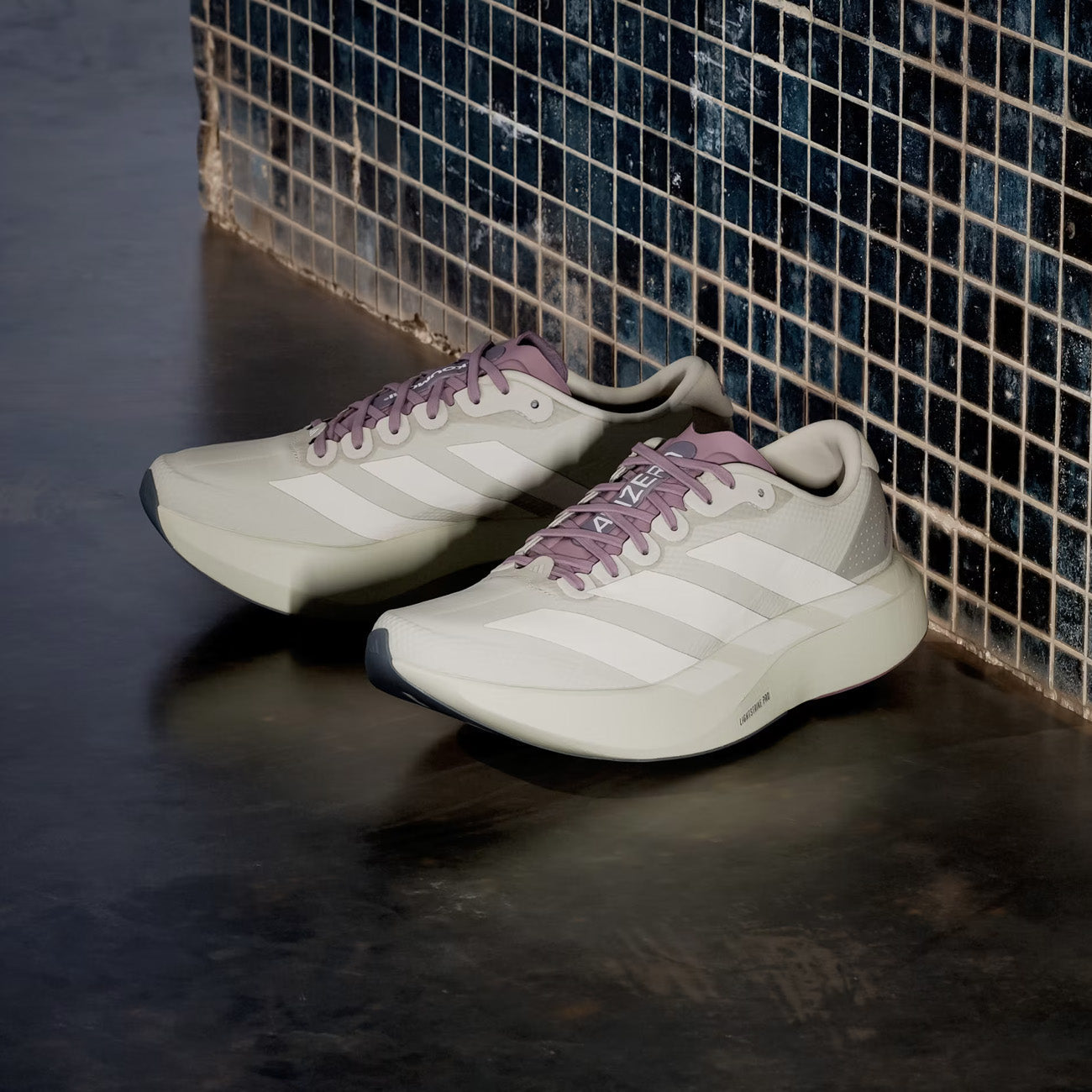 adidas Femme Adizero EVO SL Tissé H.K. Putty Grey Alumina Shadow