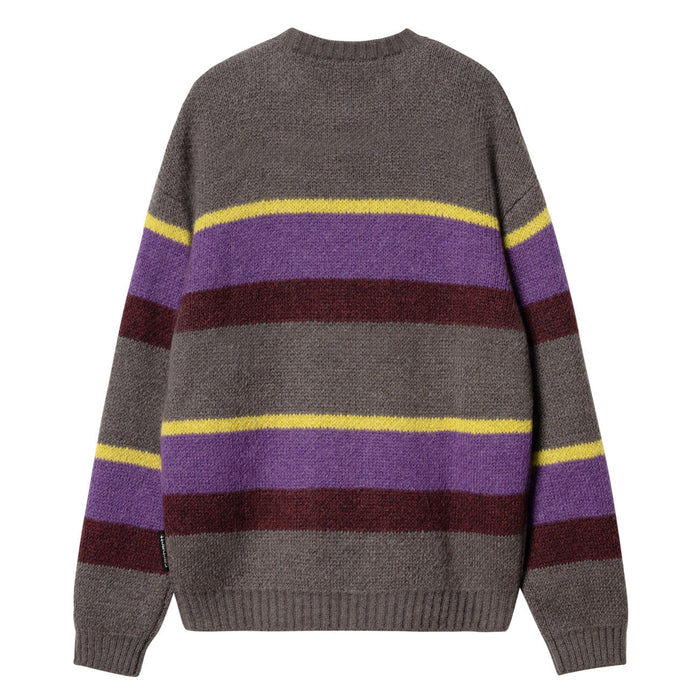 Carhartt WIP Merton Sweater Homme Sundling Stripe Aura