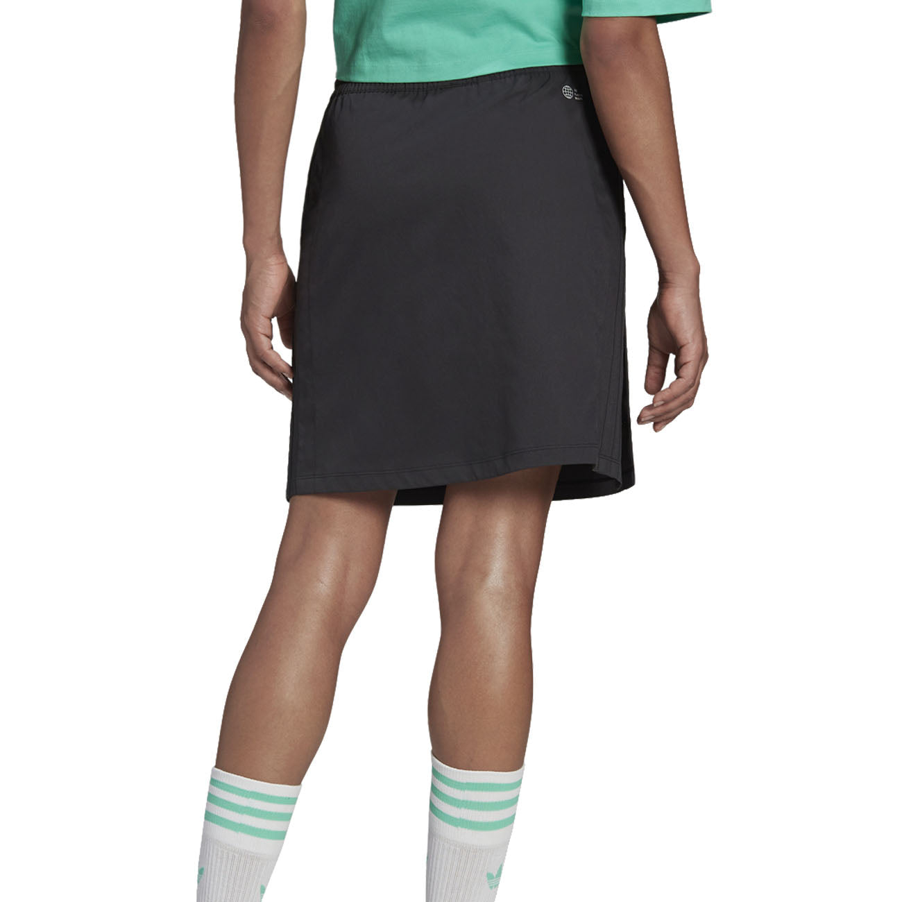 adidas Always Original Snap Button Skirt Jupe Femme Black
