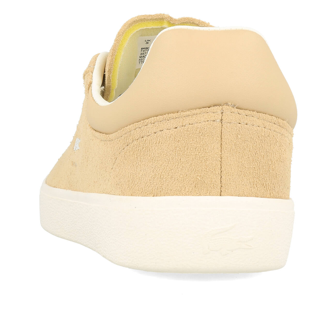 Lacoste Baseshot 124 2 SFA Femme Marron Clair Blanc Cassé
