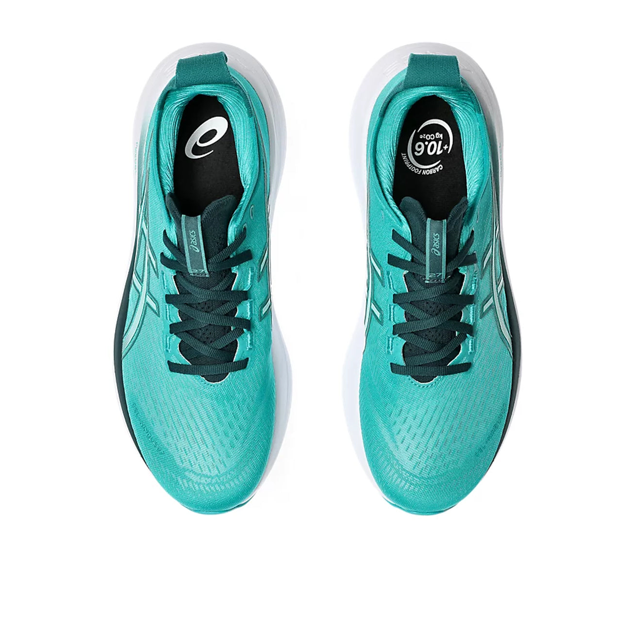 Asics Gel-Nimbus 27 Homme Wave Teal Saxon Green