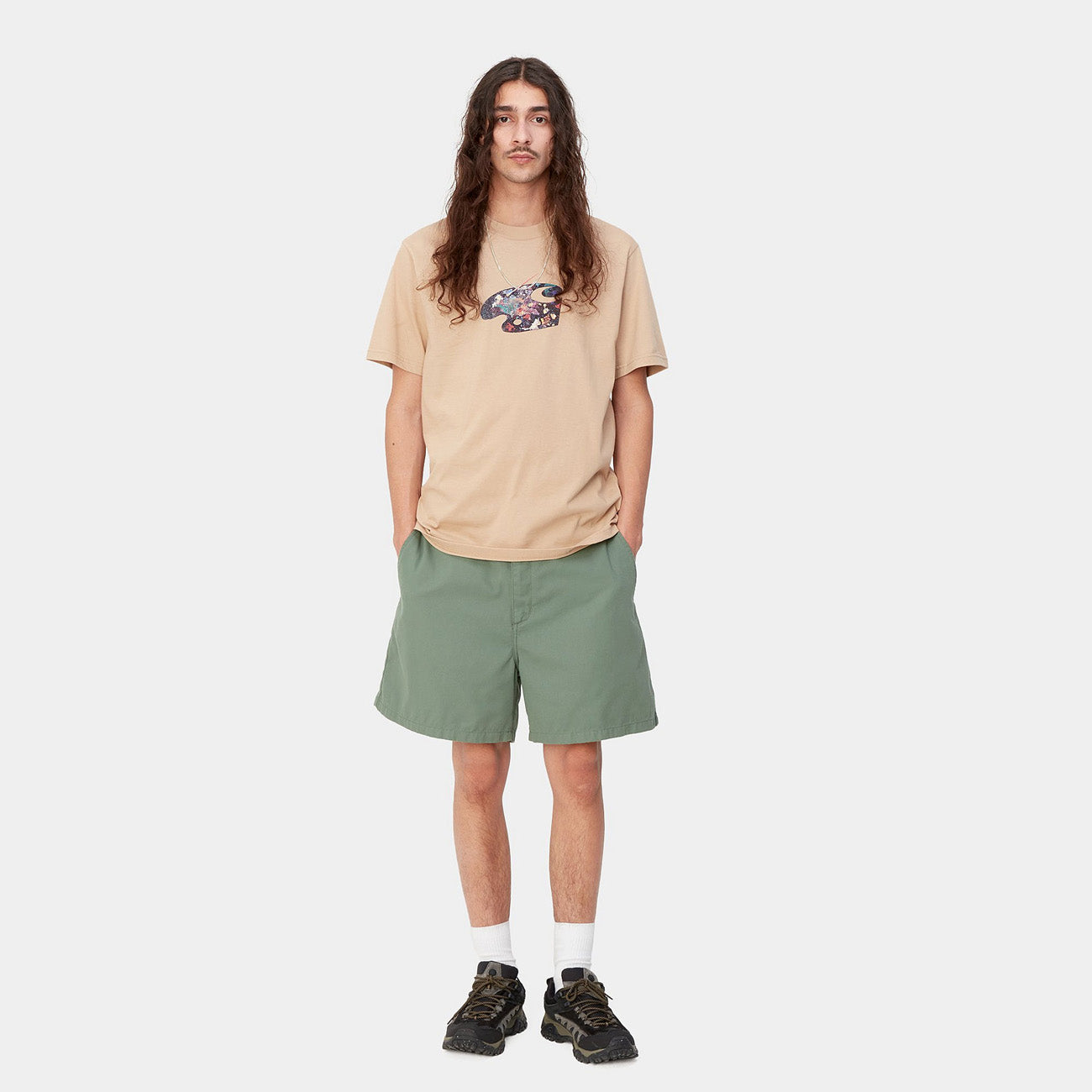 Carhartt WIP Sandler Short Homme Park Rinsed