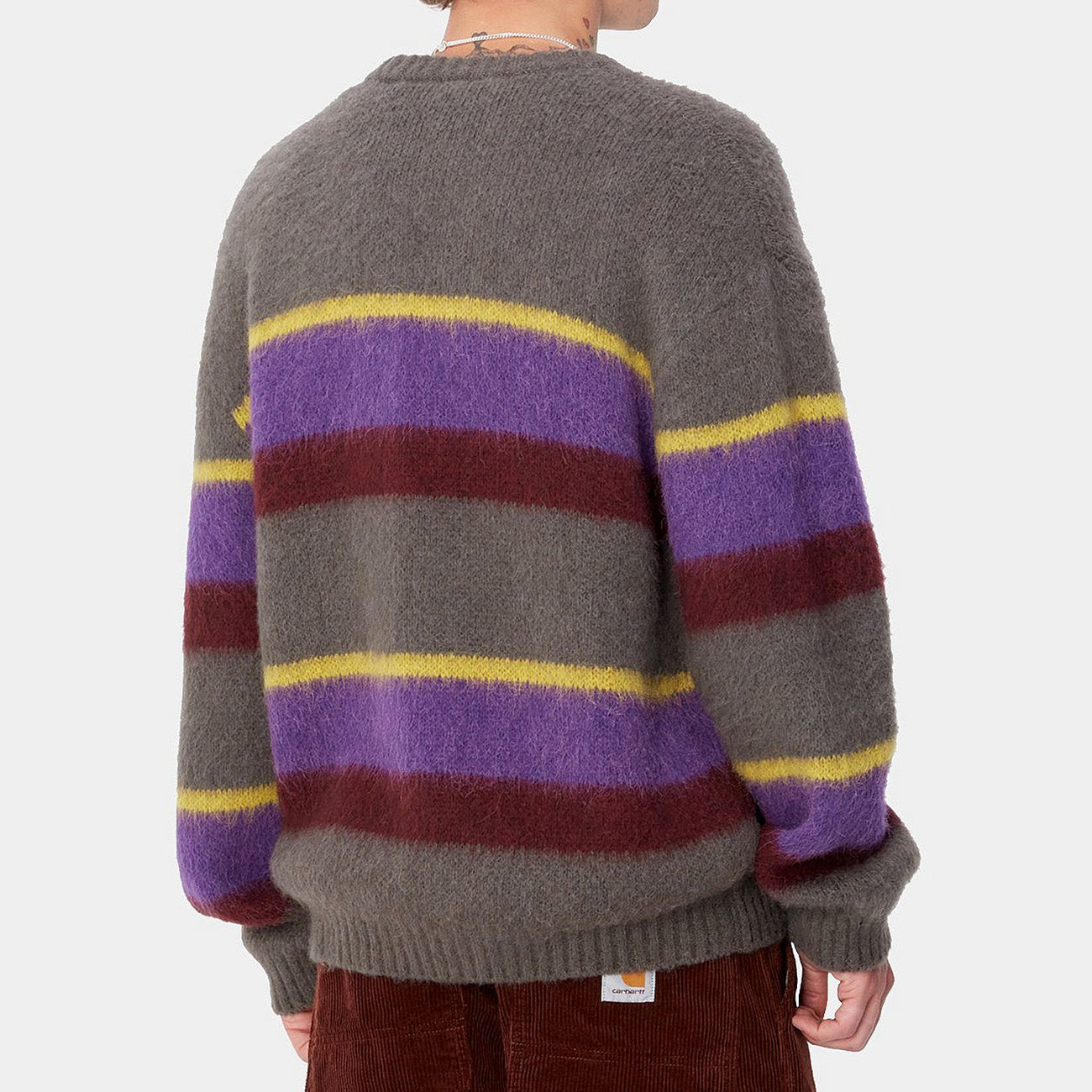 Carhartt WIP Merton Sweater Homme Sundling Stripe Aura