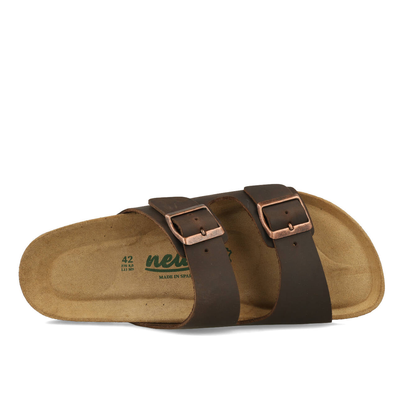 Sandale Neu-B Baviera cuir huilé Habana