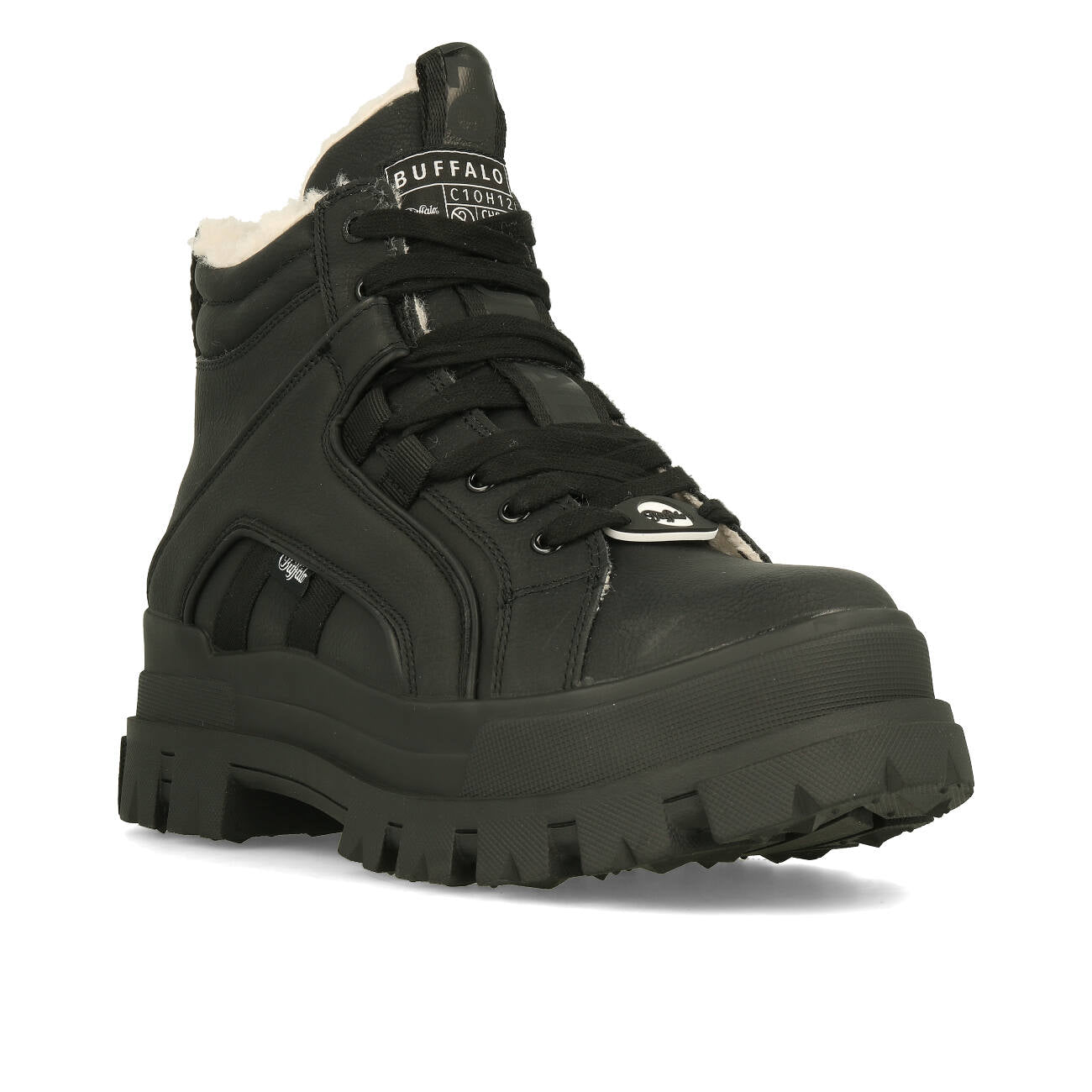 Buffalo Aspha NC Mid Warm Vegan Nubuck Noir