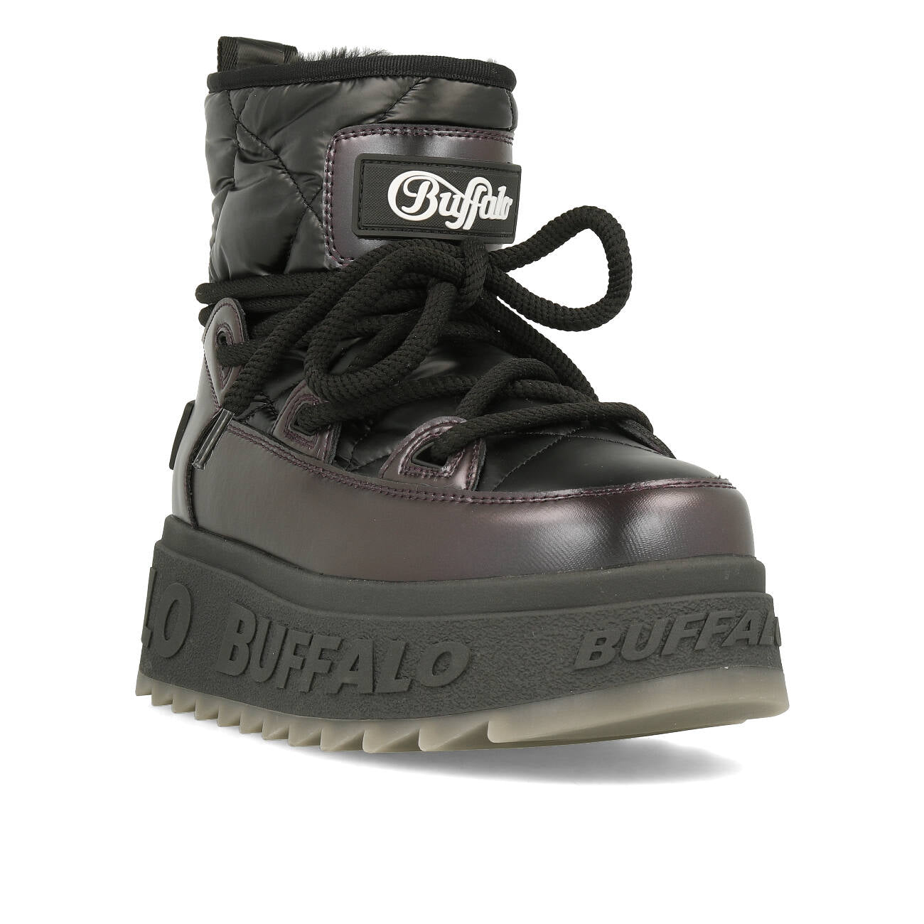 Buffalo Eliza Snow Boot Vegan Nappa Noir