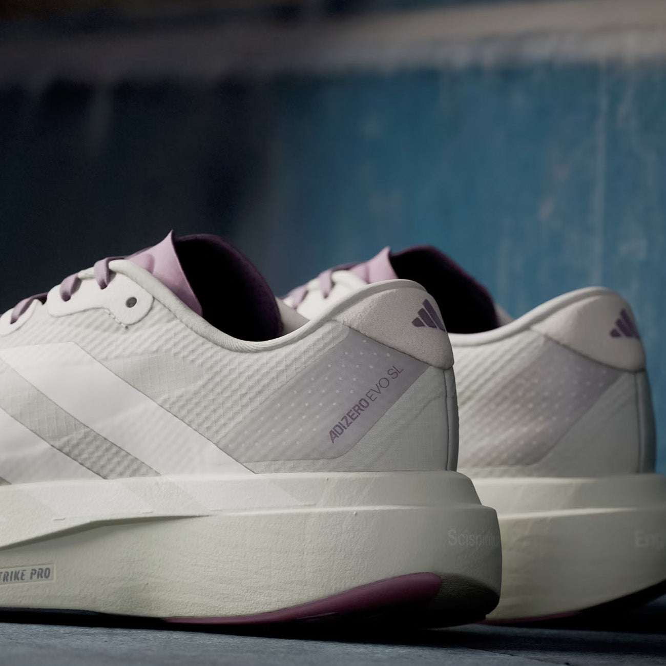 adidas Femme Adizero EVO SL Tissé H.K. Putty Grey Alumina Shadow