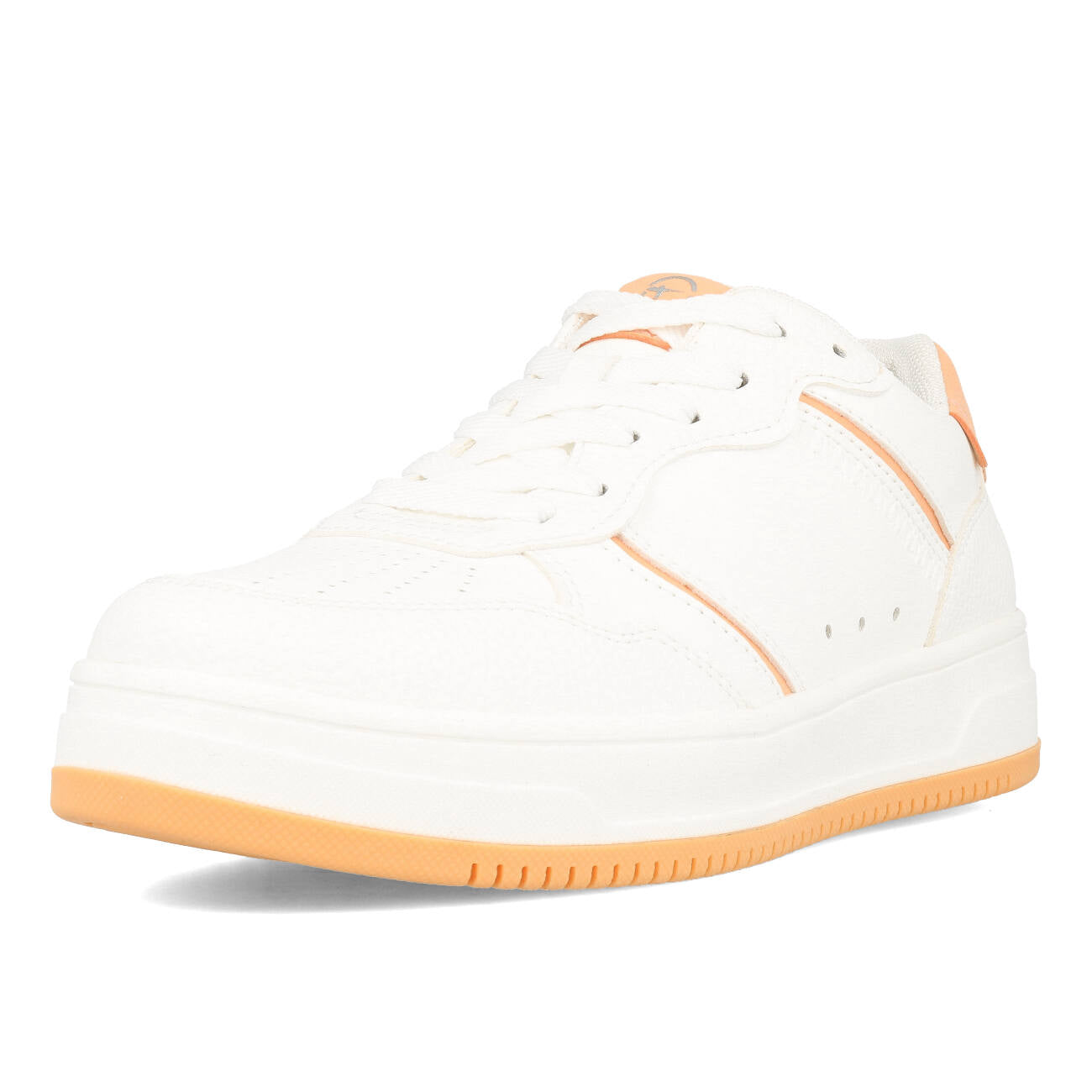 Tamaris 1-23729-42-160 Baskets Femme Blanc Orange