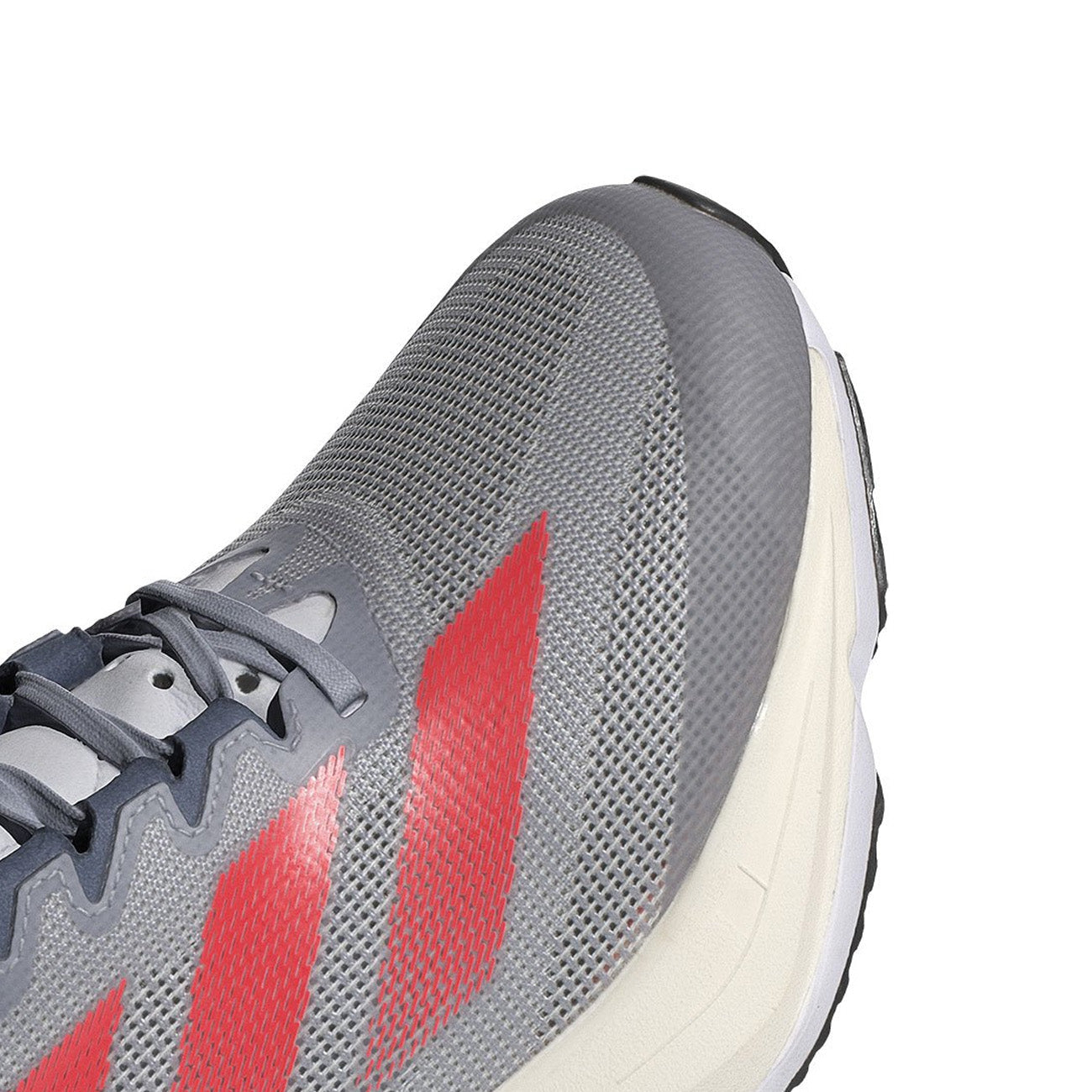 adidas Adizero Boston 12 M Homme Gris Rouge Solaire